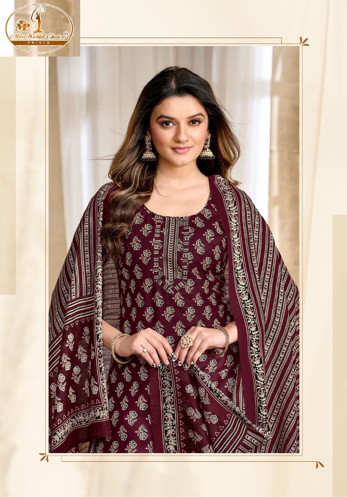 Ajrakh Special Vol 13 Miss World Choice Cotton Dress Material Supplier Ahmedabad