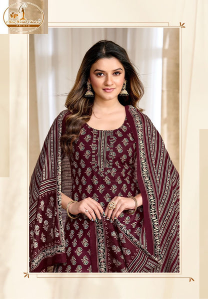 Ajrakh Special Vol 13 Miss World Choice Cotton Dress Material Supplier Ahmedabad