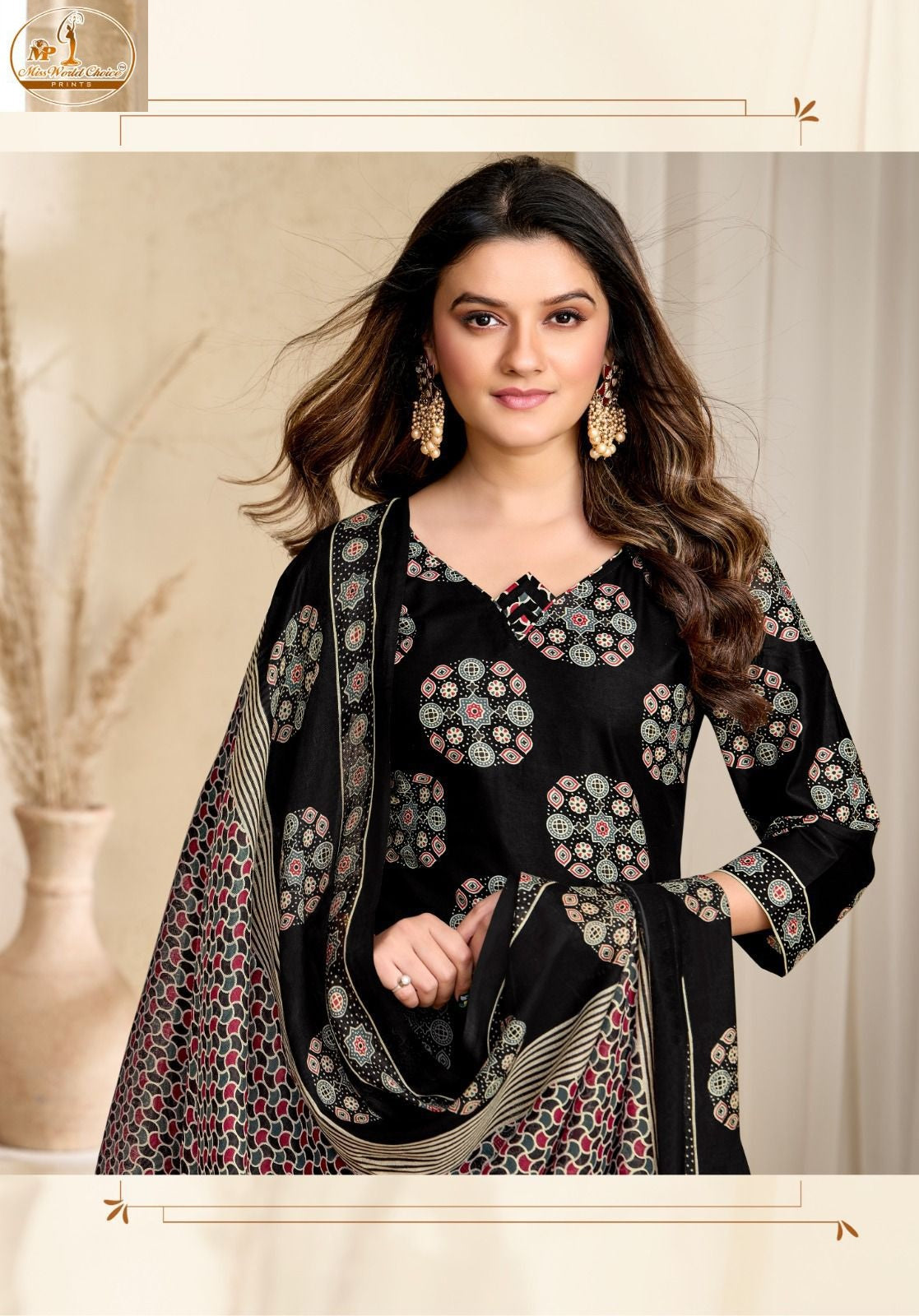 Ajrakh Special Vol 13 Miss World Choice Cotton Dress Material Supplier Ahmedabad