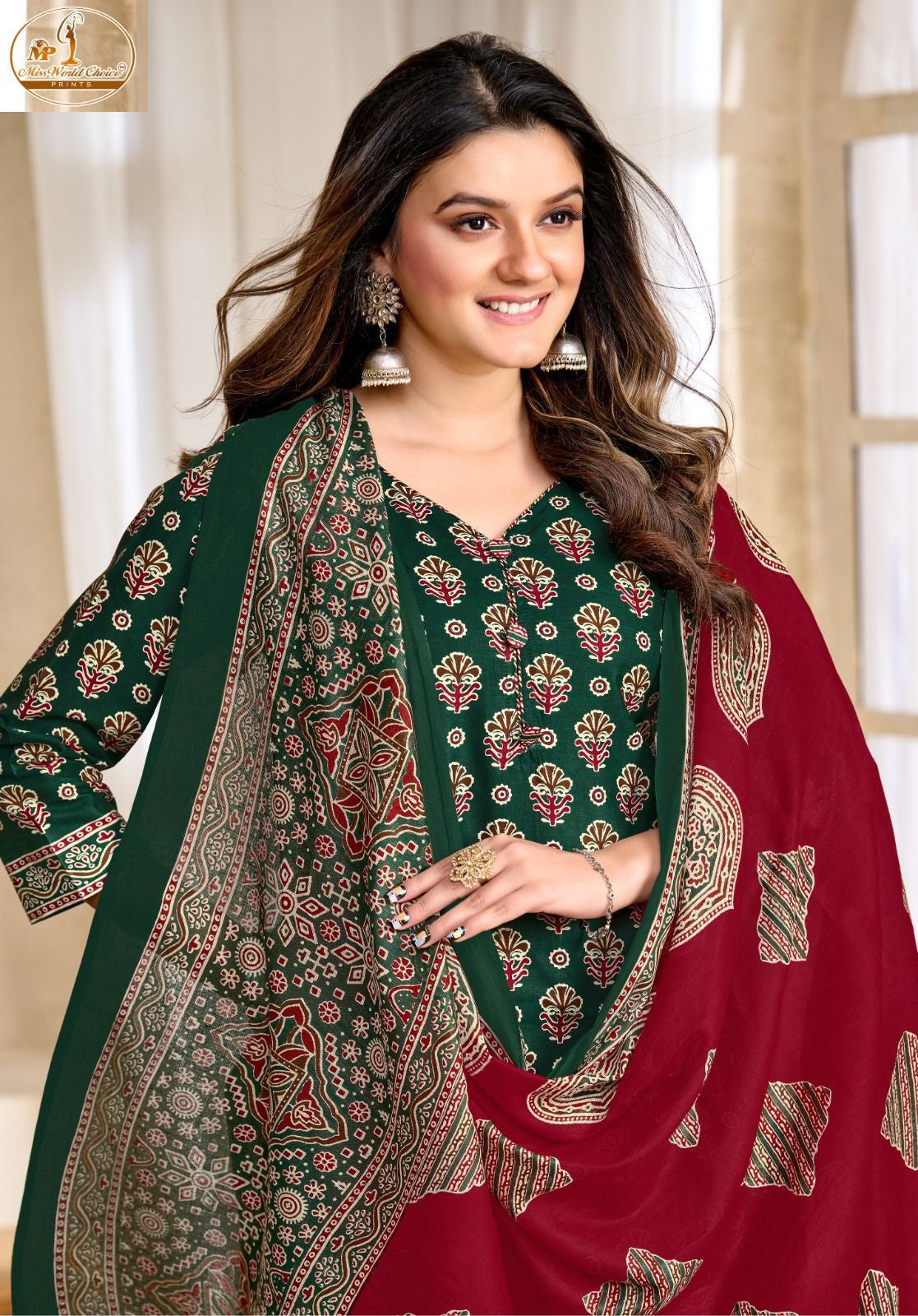 Ajrakh Special Vol 13 Miss World Choice Cotton Dress Material Supplier Ahmedabad