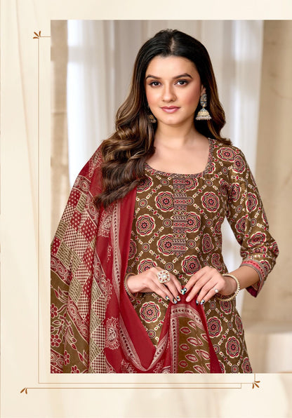 Ajrakh Special Vol 13 Miss World Choice Cotton Dress Material Supplier Ahmedabad