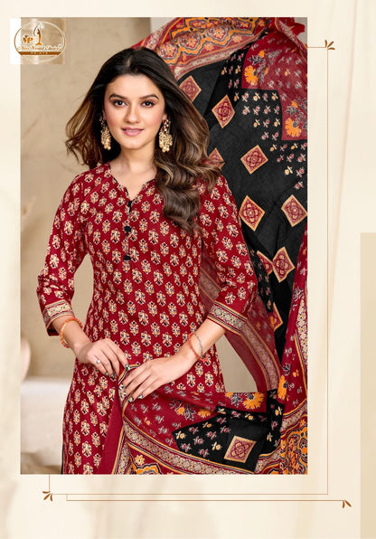 Ajrakh Special Vol 13 Miss World Choice Cotton Dress Material Supplier Ahmedabad