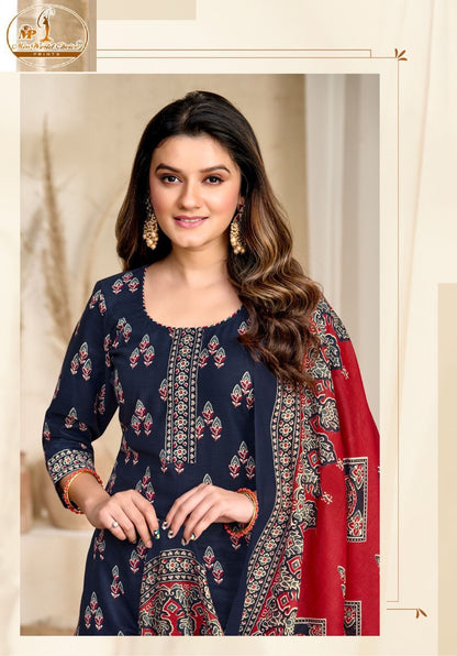 Ajrakh Special Vol 13 Miss World Choice Cotton Dress Material Supplier Ahmedabad