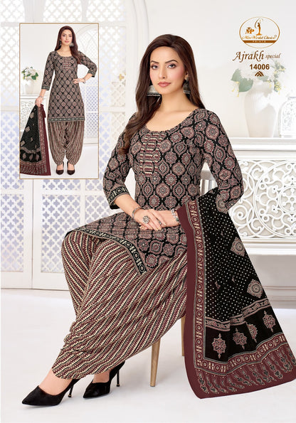 Ajrakh Special Vol 14 Miss World Choice Cotton Dress Material Wholesale