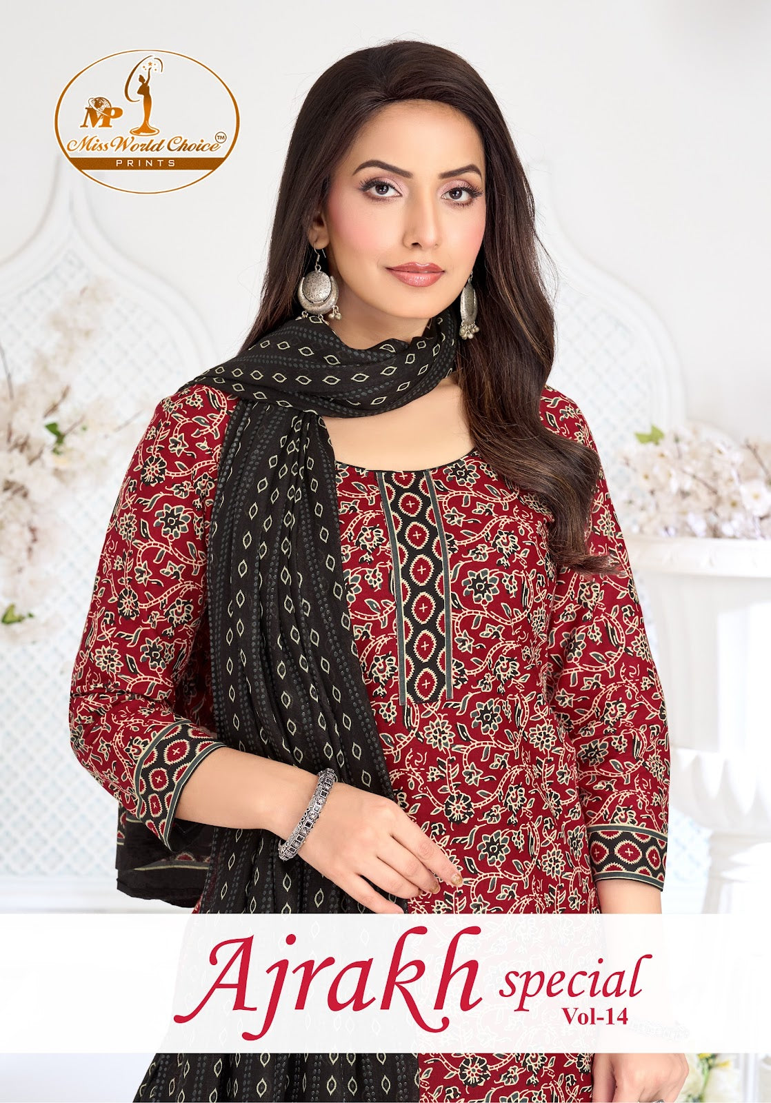 Ajrakh Special Vol 14 Miss World Choice Cotton Dress Material Wholesale