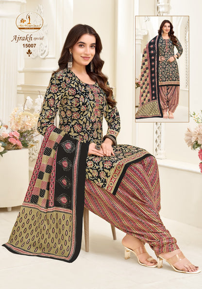 Ajrakh Special Vol 15 Miss World Choice Cotton Dress Material Wholesale