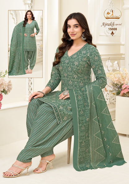 Ajrakh Special Vol 15 Miss World Choice Cotton Dress Material Wholesale