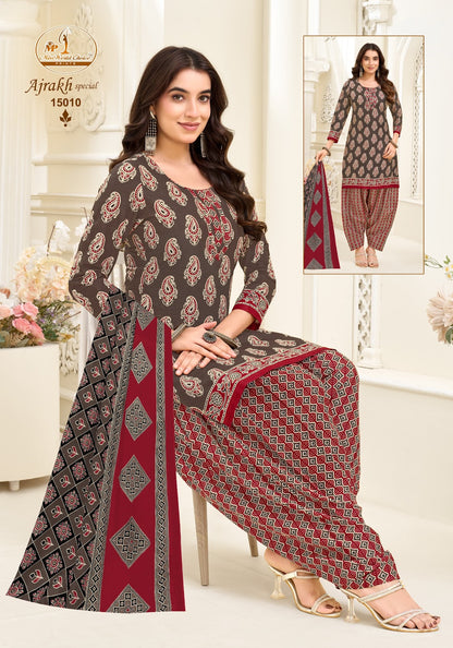 Ajrakh Special Vol 15 Miss World Choice Cotton Dress Material Wholesale