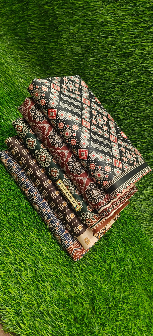 Ajrakh Special Vol 17 Snp Satin Cotton Salwar Suits Manufacturer Ahmedabad