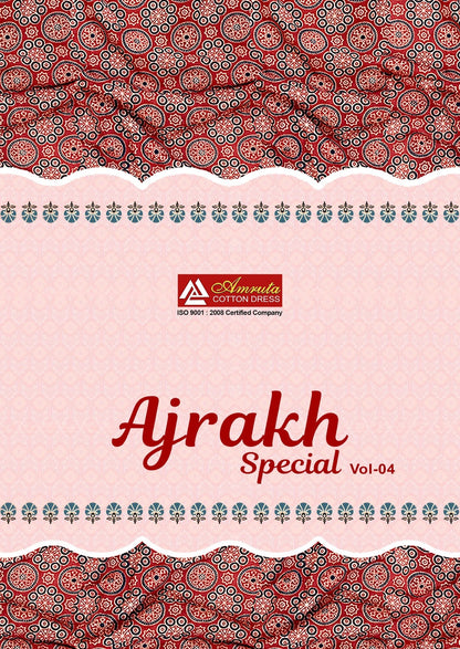 Ajrakh Special Vol 4 Amruta Cotton Patiyala Style Suits Supplier