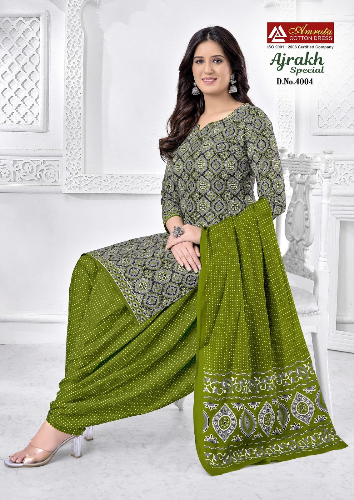 Ajrakh Special Vol 4 Amruta Cotton Patiyala Style Suits Supplier