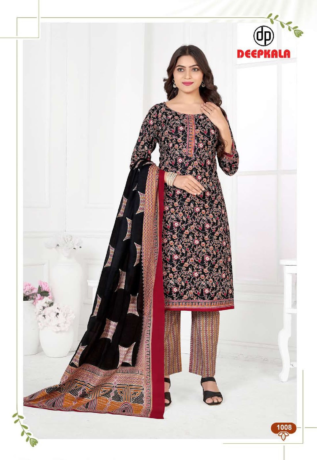 Ajrakh Vol 1 Deepkala Cotton Dress Material Wholesaler India