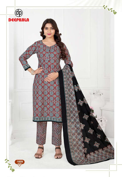 Ajrakh Vol 1 Deepkala Cotton Dress Material Wholesaler India