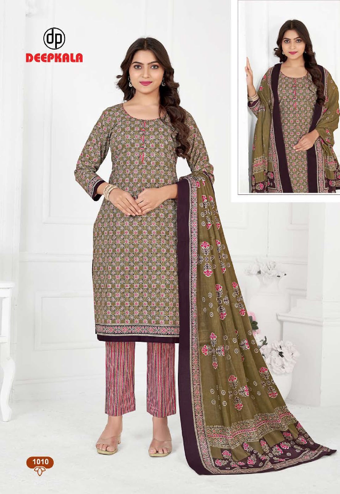 Ajrakh Vol 1 Deepkala Cotton Dress Material Wholesaler India
