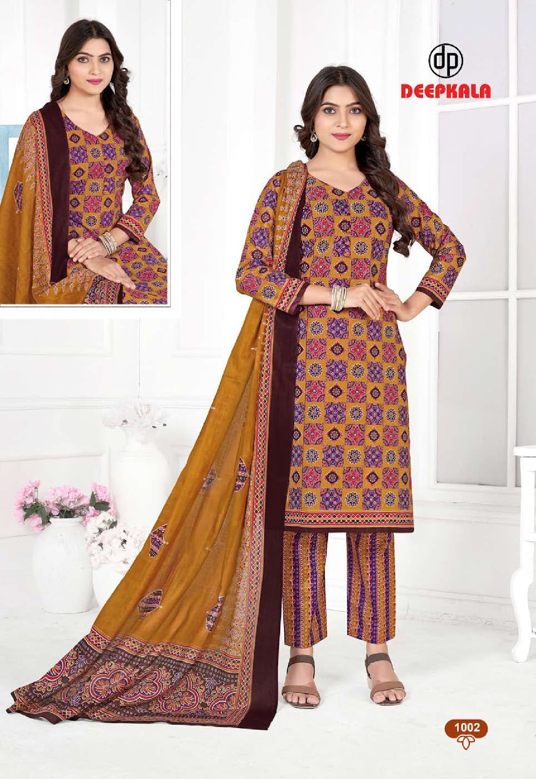 Ajrakh Vol 1 Deepkala Cotton Dress Material Wholesaler India