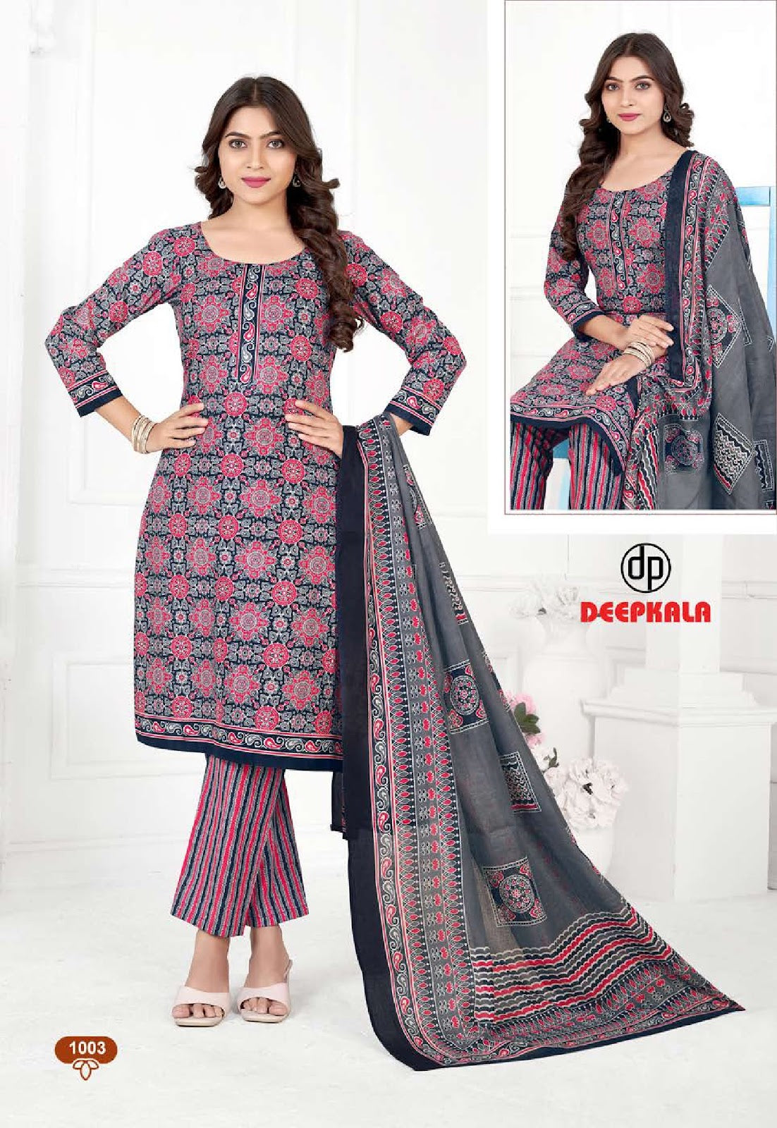 Ajrakh Vol 1 Deepkala Cotton Dress Material Wholesaler India