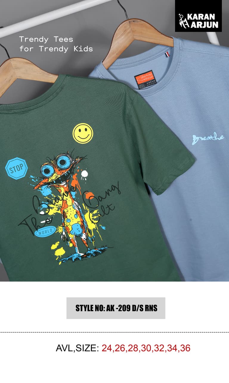 Ak 209 Karan Arjun Boys Tshirt Wholesaler India