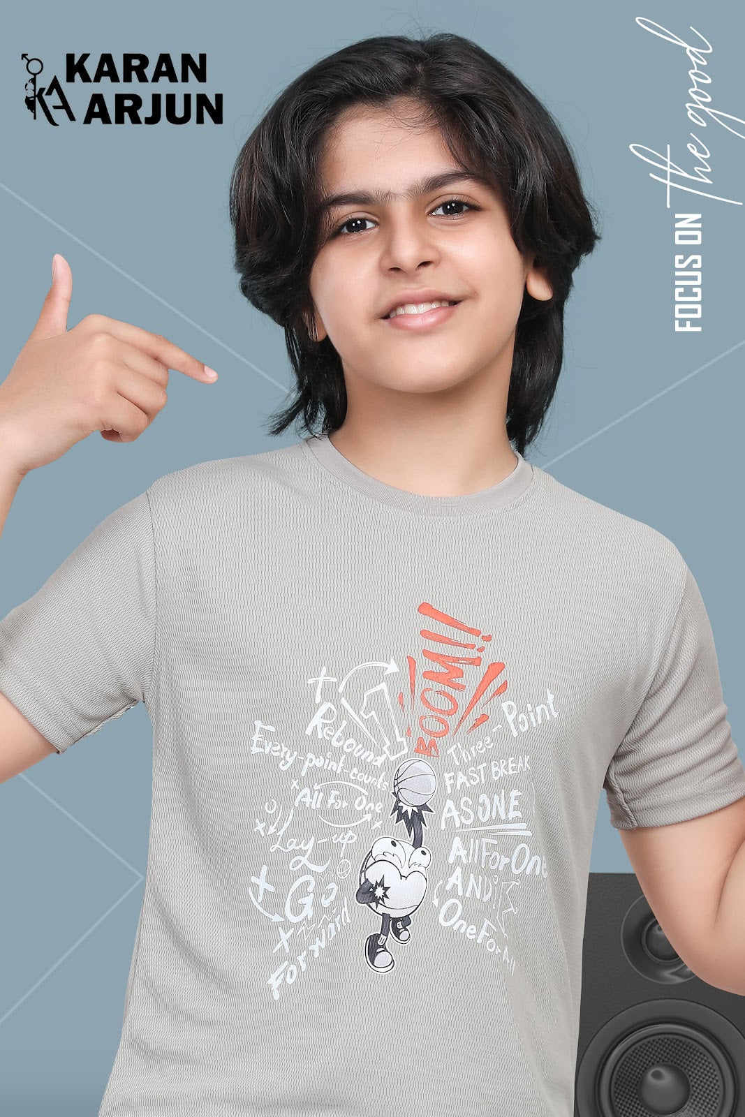 Ak 85 Karan Arjun Knit Boys Tshirt Supplier India