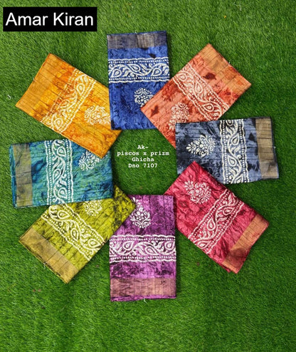Ak Piscos X Prizm Amar Kiran Handloom Sarees Wholesaler Gujarat