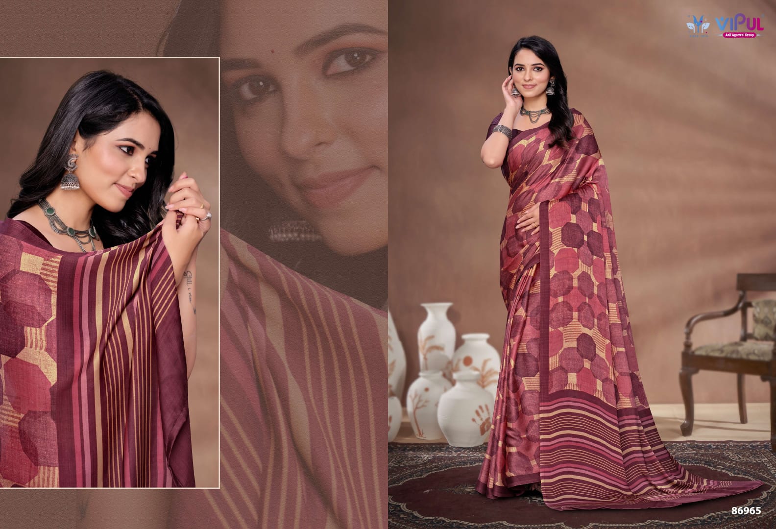 Akasaa Vipul Satin Silk Sarees Exporter India