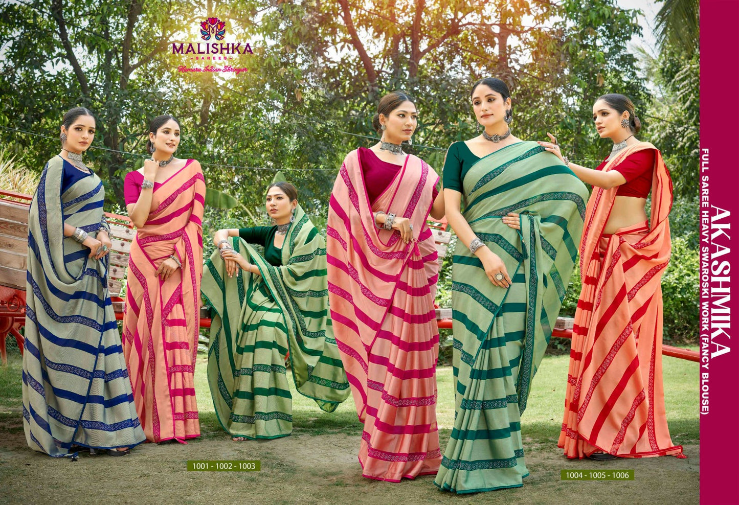 Akashmika Malishka Sarees Wholesaler India