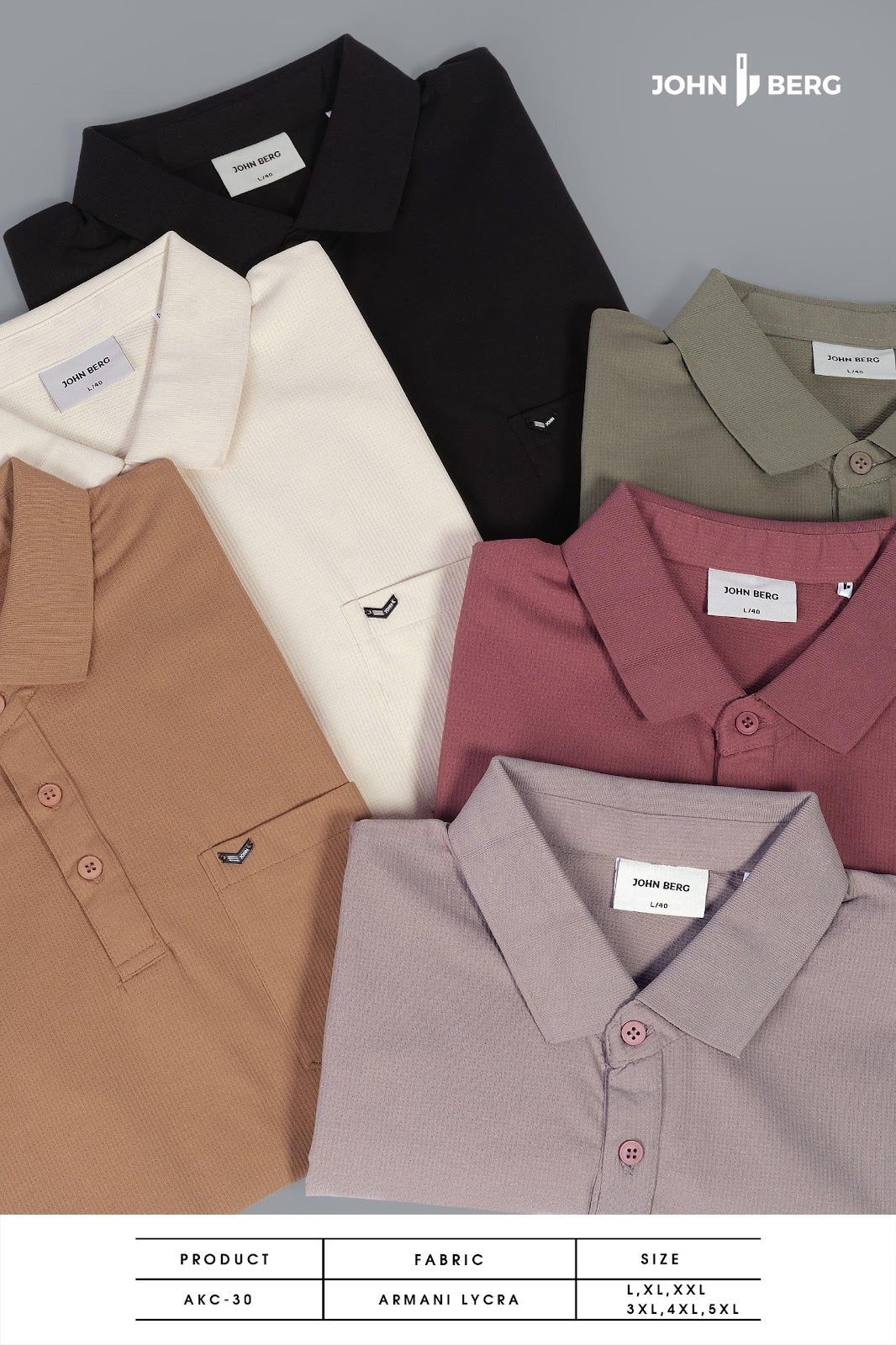 Akc 30 John Berg Armani Lycra Mens Tshirts Wholesaler Ahmedabad