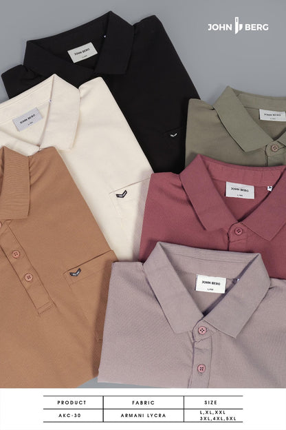 Akc 30 John Berg Armani Lycra Mens Tshirts Wholesaler Ahmedabad
