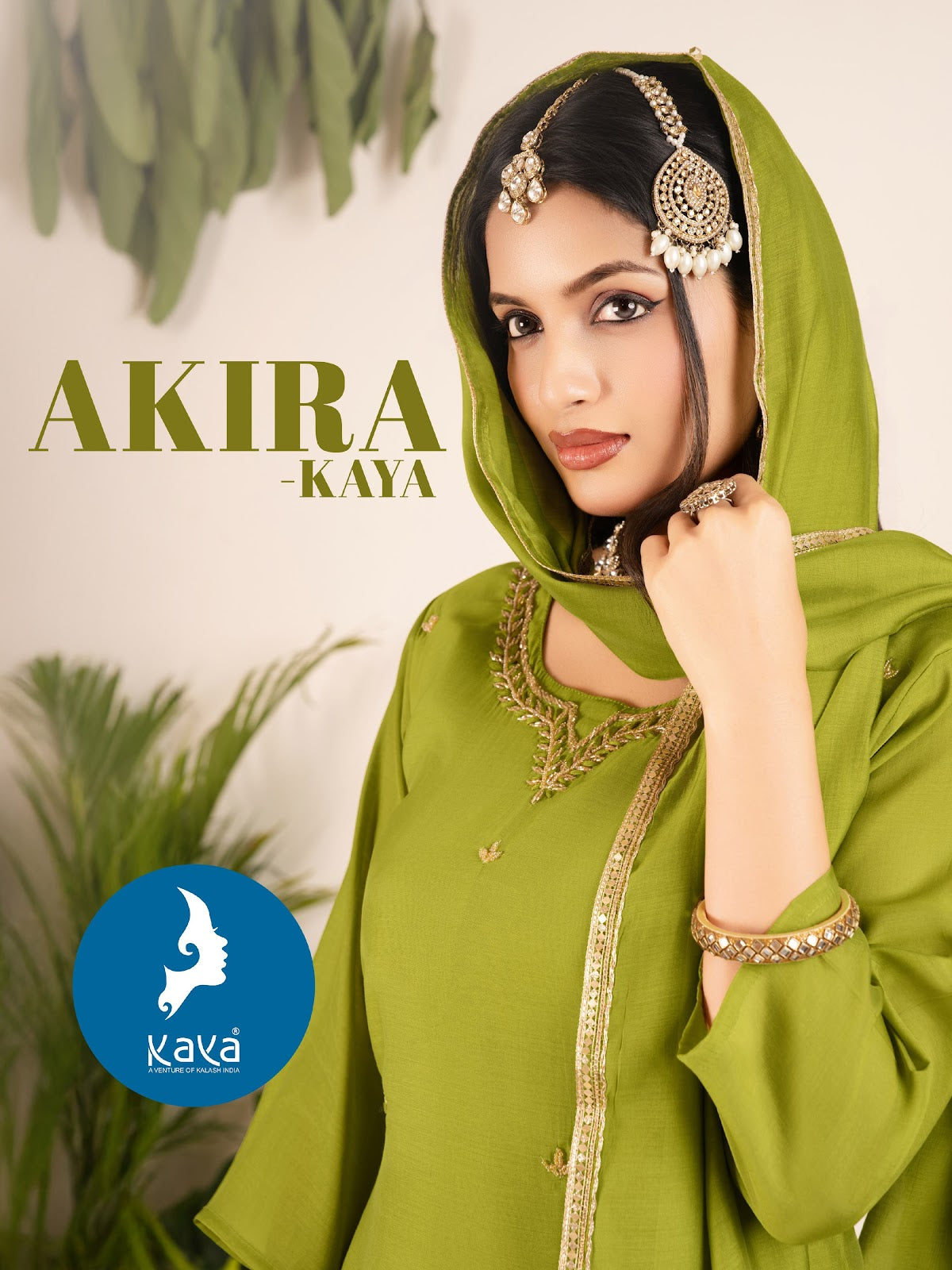 Akira Kaya Chanderi Readymade Pant Style Suits Wholesaler