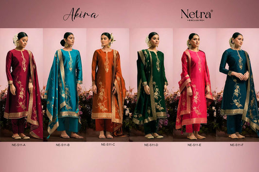 Akira Netra Premium Viscose Pant Style Suits Wholesaler Ahmedabad