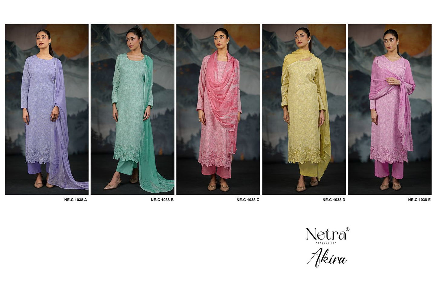 Akira Netra Cotton Plazzo Style Suits Wholesaler