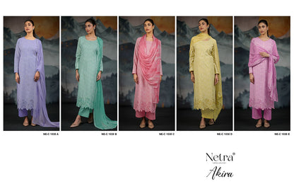 Akira Netra Cotton Plazzo Style Suits Wholesaler