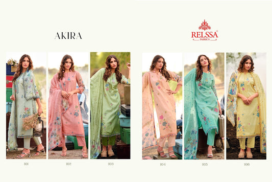 Akira Relssa Fabrics Pure Maslin Pant Style Suits Supplier Ahmedabad