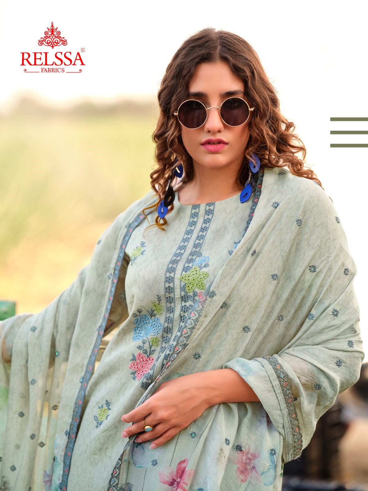 Akira Relssa Fabrics Pure Maslin Pant Style Suits Supplier Ahmedabad