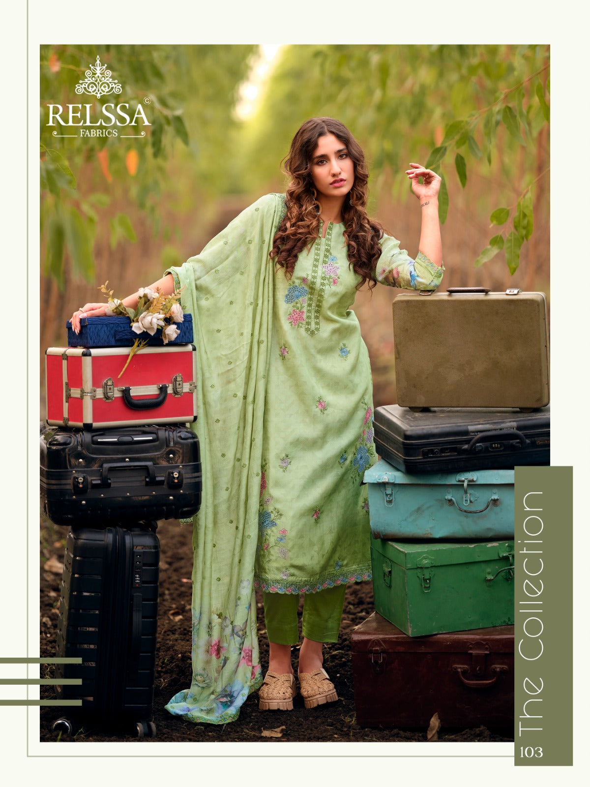 Akira Relssa Fabrics Pure Maslin Pant Style Suits Supplier Ahmedabad
