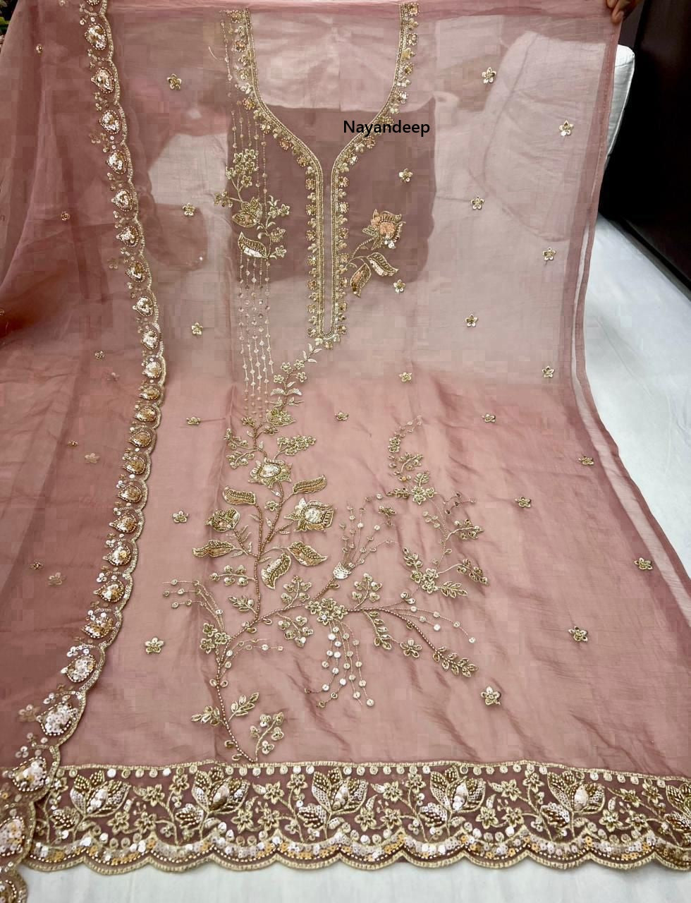 Akshara Nayandeep Silk Salwar Suits Wholesale Rate