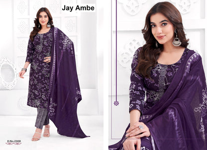 Akshara Vol 2 Jay Ambe Readymade Cotton Pant Suits Wholesale Price