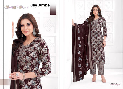 Akshara Vol 2 Jay Ambe Readymade Cotton Pant Suits Wholesale Price