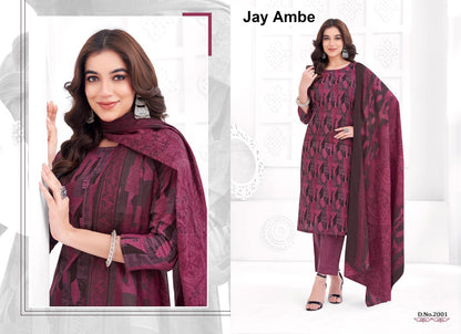 Akshara Vol 2 Jay Ambe Readymade Cotton Pant Suits Wholesale Price