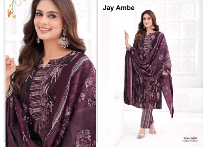Akshara Vol 2 Jay Ambe Readymade Cotton Pant Suits Wholesale Price