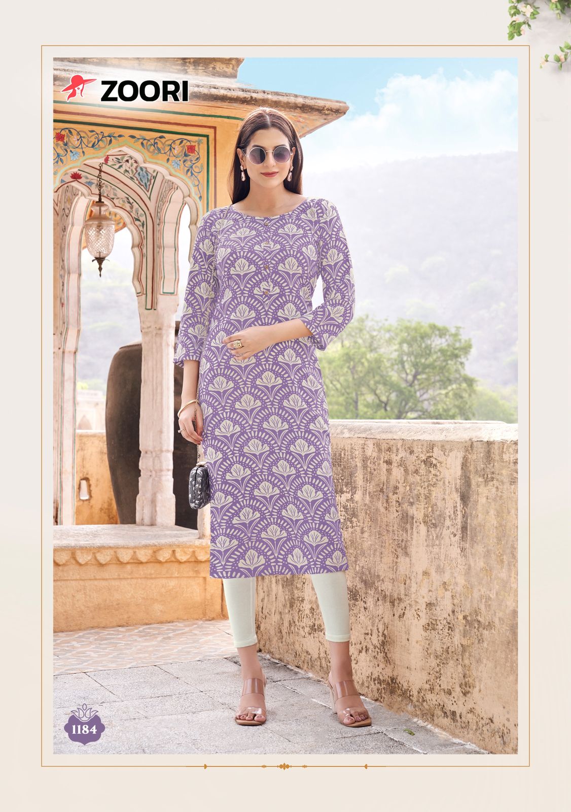 Akshara Vol 31 Zoori Rayon Long Straight Kurti Manufacturer