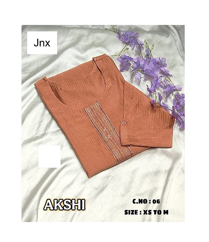 Akshi Jnx Bombay Kurti With Pocket Supplier Ahmedabad