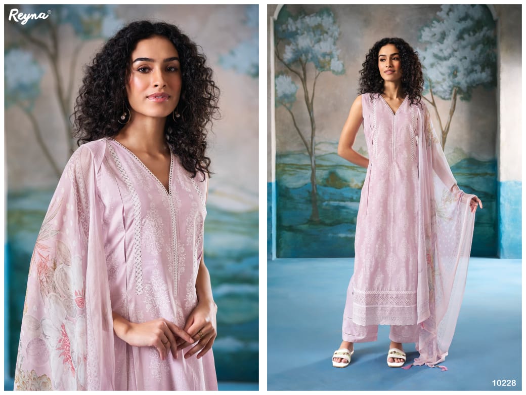 Akshi Reyna Cotton Pant Style Suits Exporter Gujarat