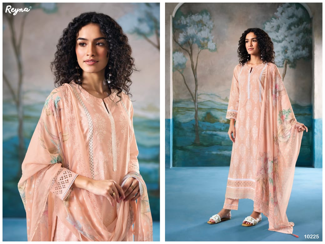 Akshi Reyna Cotton Pant Style Suits Exporter Gujarat