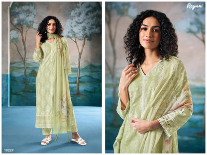 Akshi Reyna Cotton Pant Style Suits Exporter Gujarat