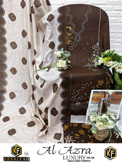 Al Azara 8 Keval Fab Cotton Karachi Salwar Suits Exporter Ahmedabad