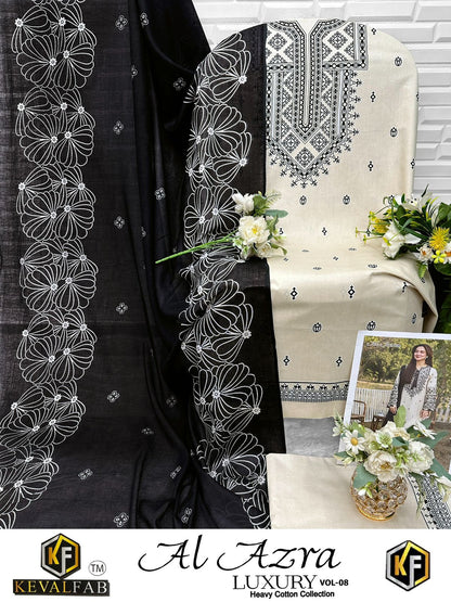 Al Azara 8 Keval Fab Cotton Karachi Salwar Suits Exporter Ahmedabad
