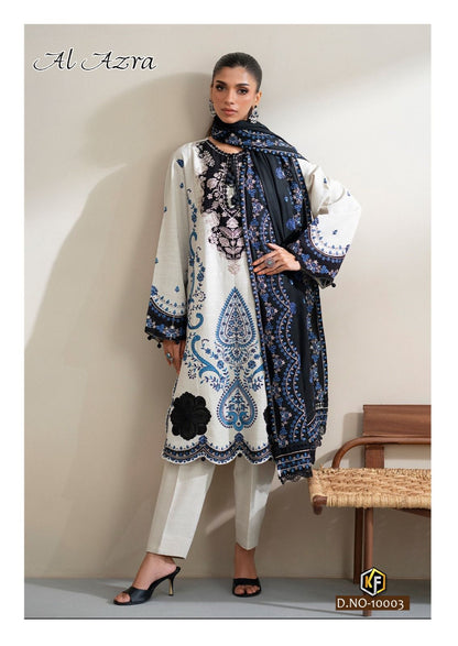 Al Azra Vol 10 Keval Fab Cotton Karachi Salwar Suits Manufacturer