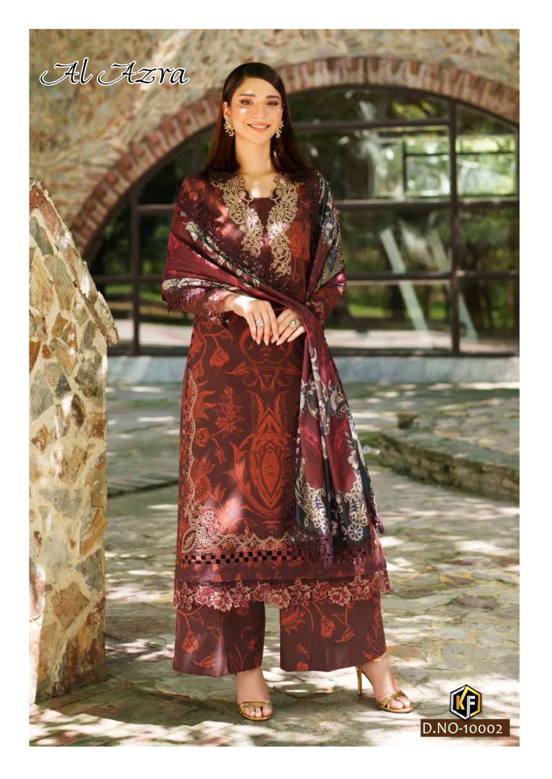 Al Azra Vol 10 Keval Fab Cotton Karachi Salwar Suits Manufacturer
