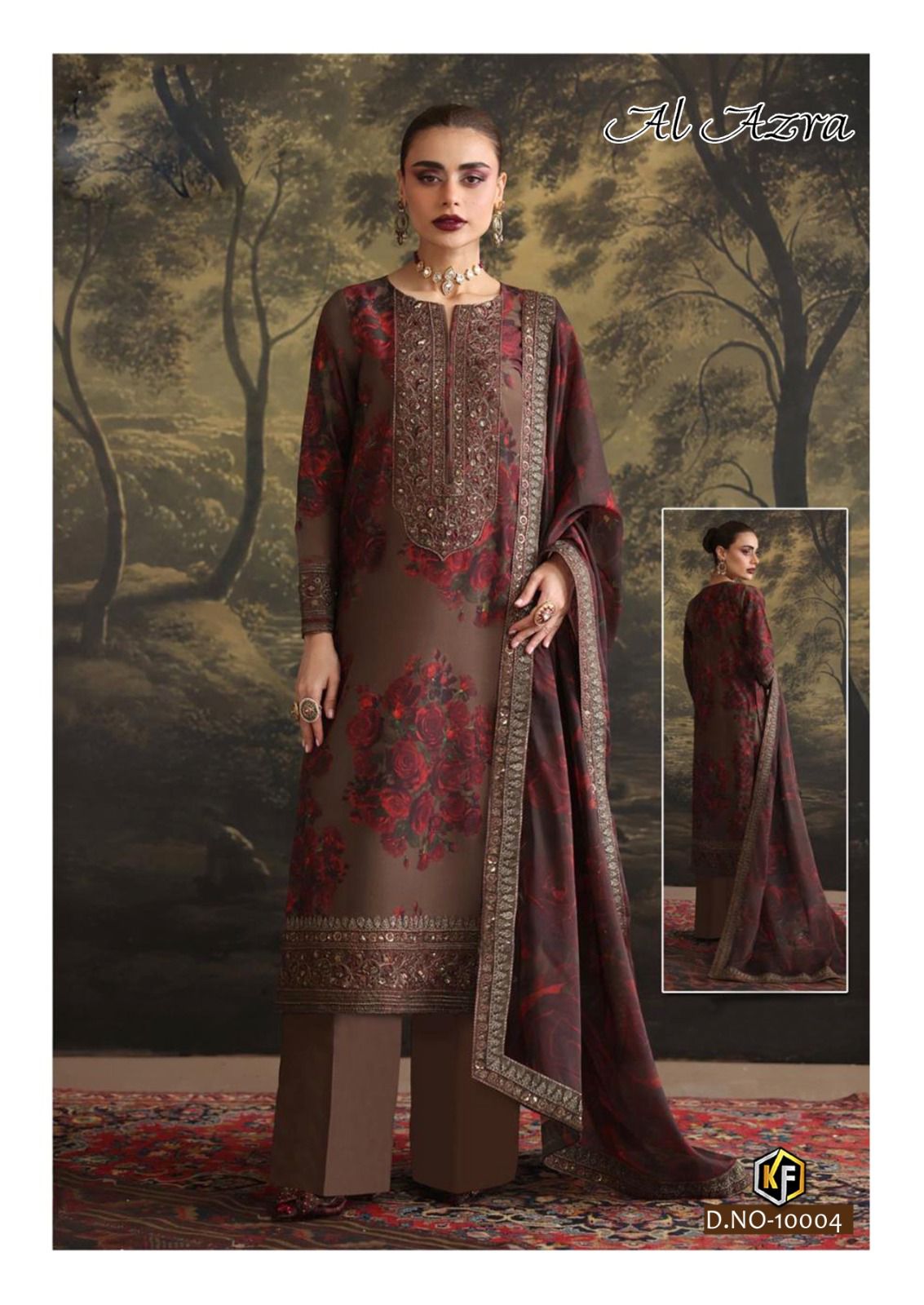 Al Azra Vol 10 Keval Fab Cotton Karachi Salwar Suits Manufacturer