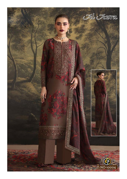 Al Azra Vol 10 Keval Fab Cotton Karachi Salwar Suits Manufacturer